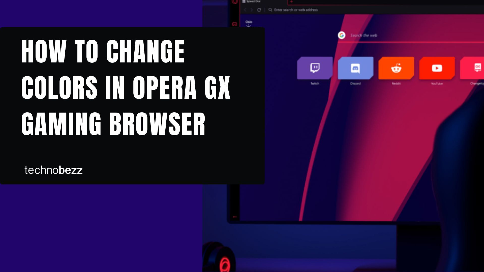How to Change Colors in Opera GX Gaming Browser