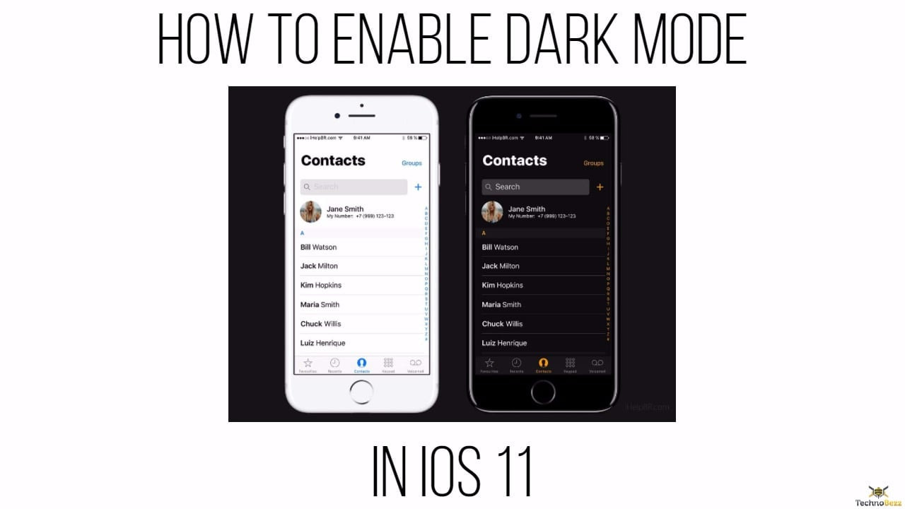 How To Enable Dark Mode In iOS 11